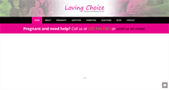 Desktop Screenshot of lovingchoice.org